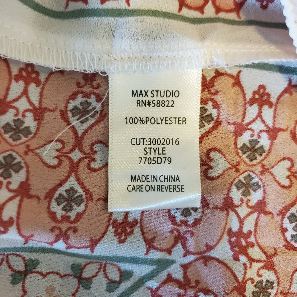 Max Studio Patterned Trapeze Top - image 5